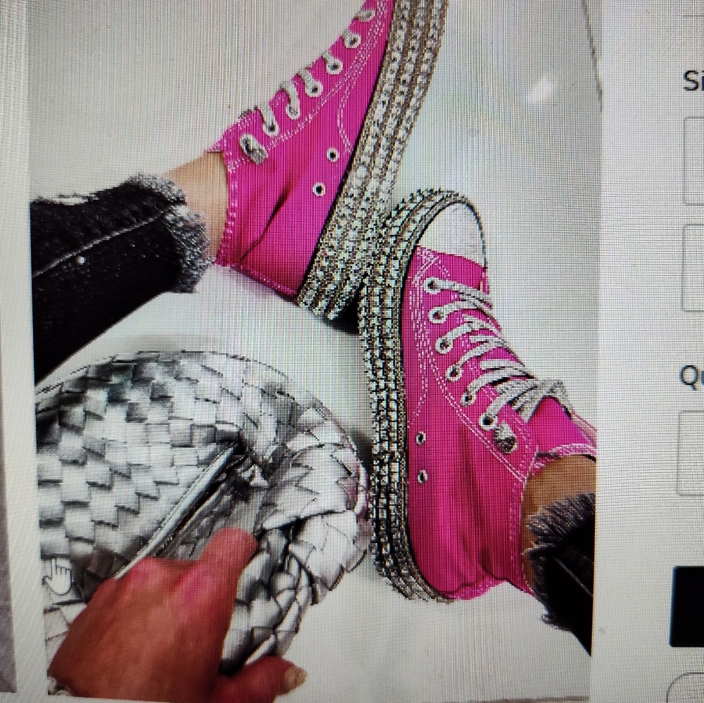 Pink Studded High Tops
